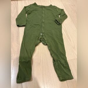Olive Green Kids One Piece
